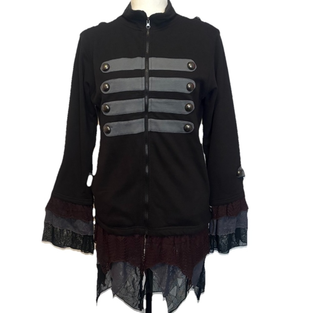 Leopards & Roses Size Small Whimsygoth Steam Punk Jacket